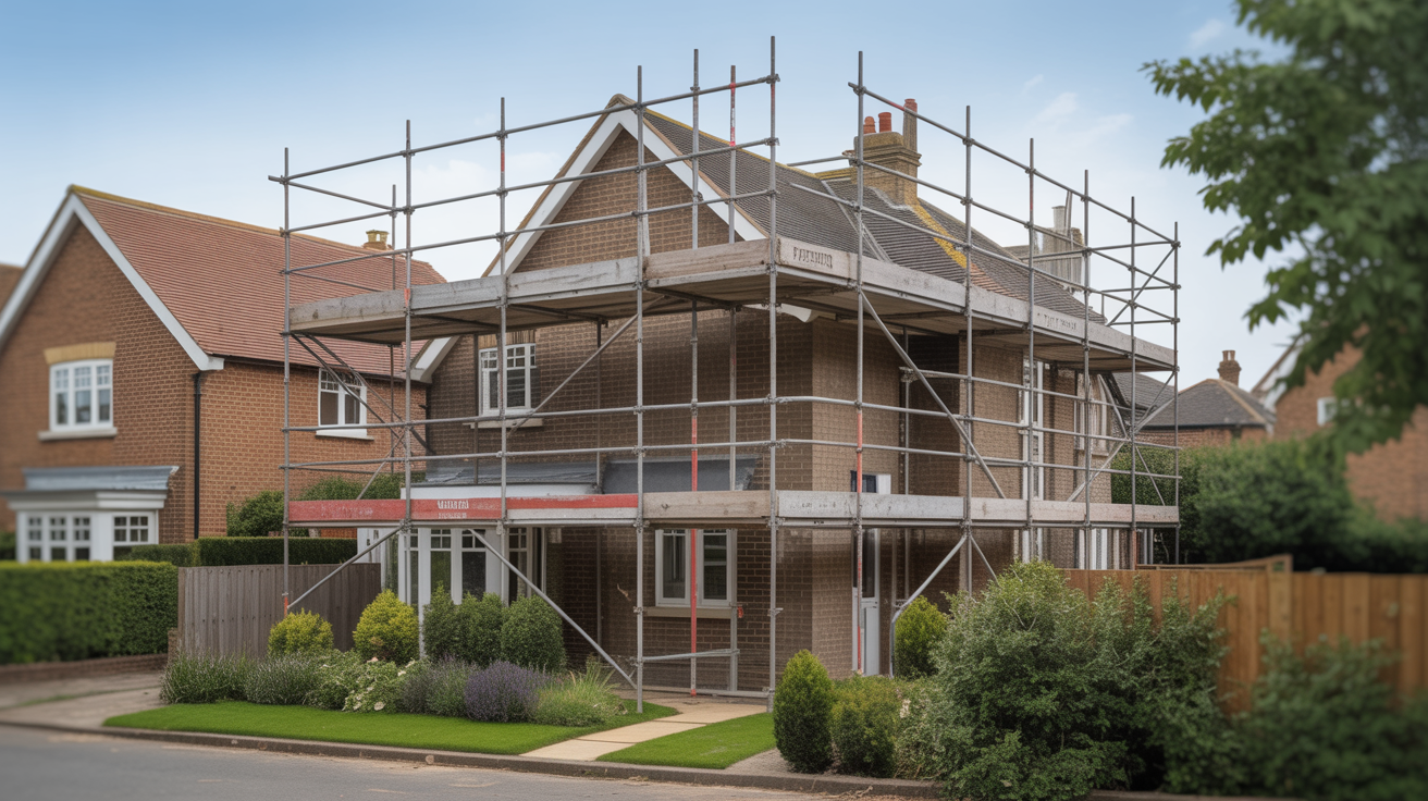 Domestic Scaffolding services in Blackburn by Ribble Valley Scaffolding