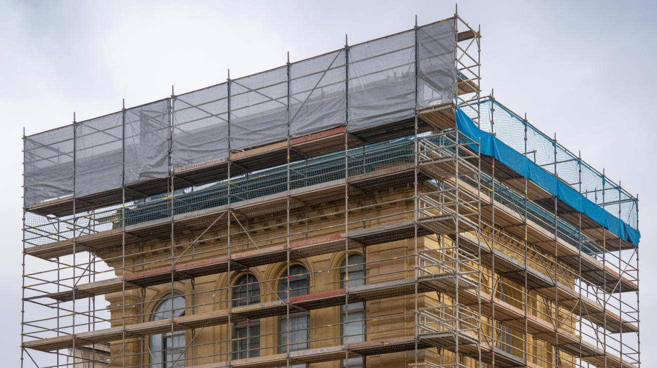 Temporary Roofs & Weather Protection services in Blackburn by Ribble Valley Scaffolding